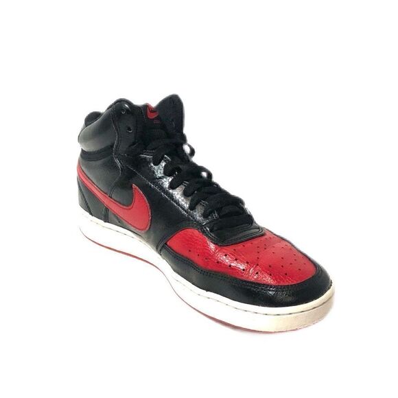 Nike Court Vision Mid Bred Sneakers - Picture 1 of 7